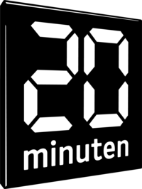 20 Minuten Logo schwarz 20 Minuten Logo schwarz